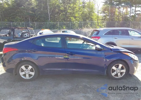 2012 Hyundai Elantra Gls from USA, damaged, VIN 5NPDH4AE1CH130730